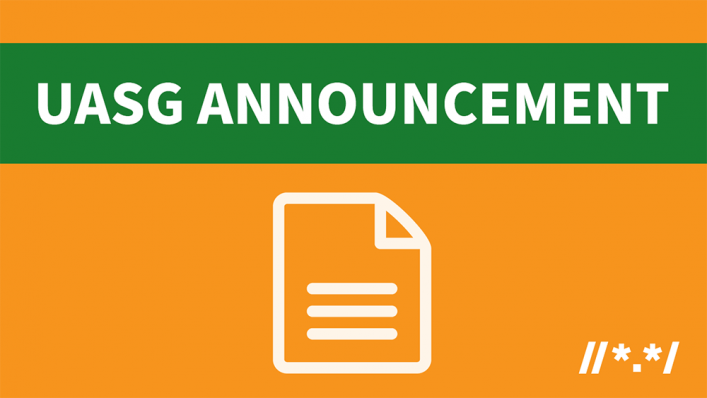 UASG Announcement